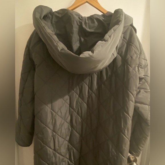 Zara women’s NWT water repellant green/grey coat size XS - Picture 5 of 15